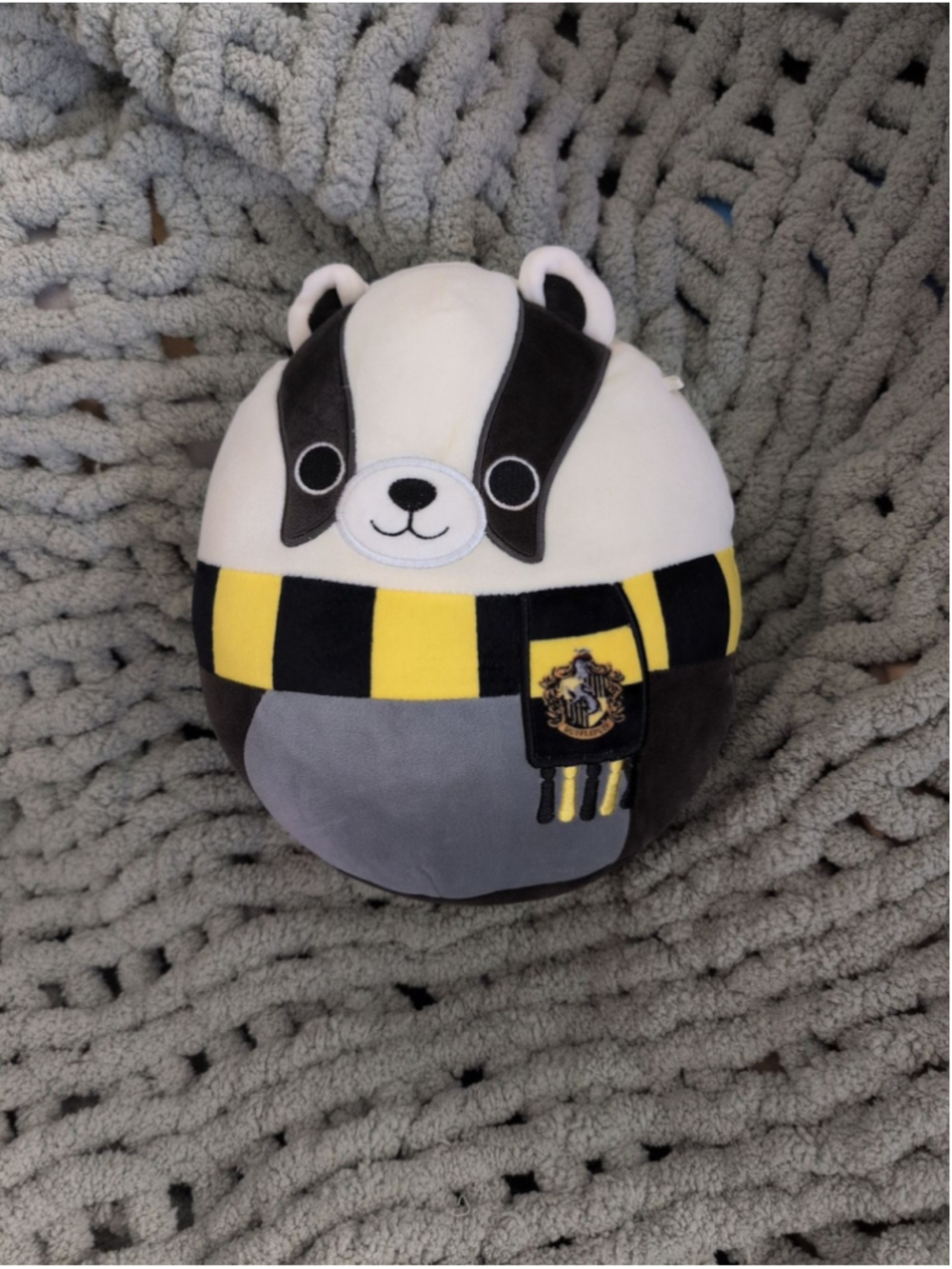 Squishmallows Harry Potter Hufflepuff Badger 8-inch Plush